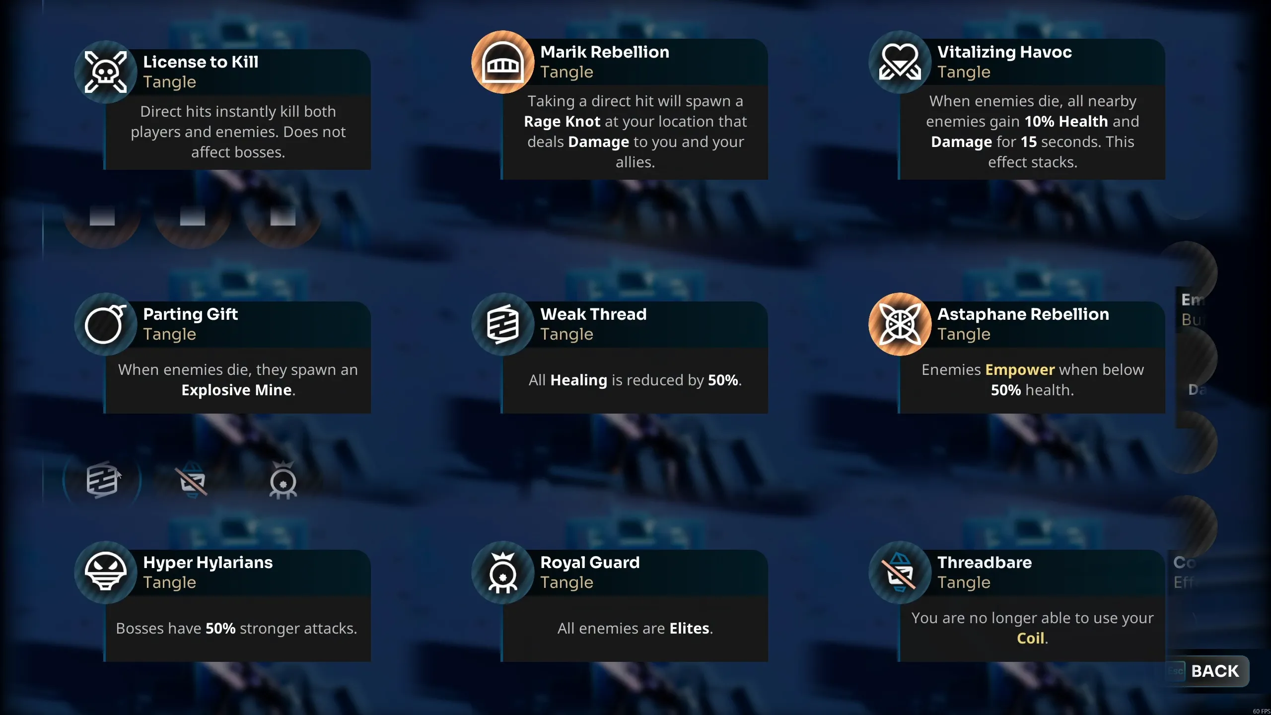 Tangles, Crank Up The Diffculty & Suffering