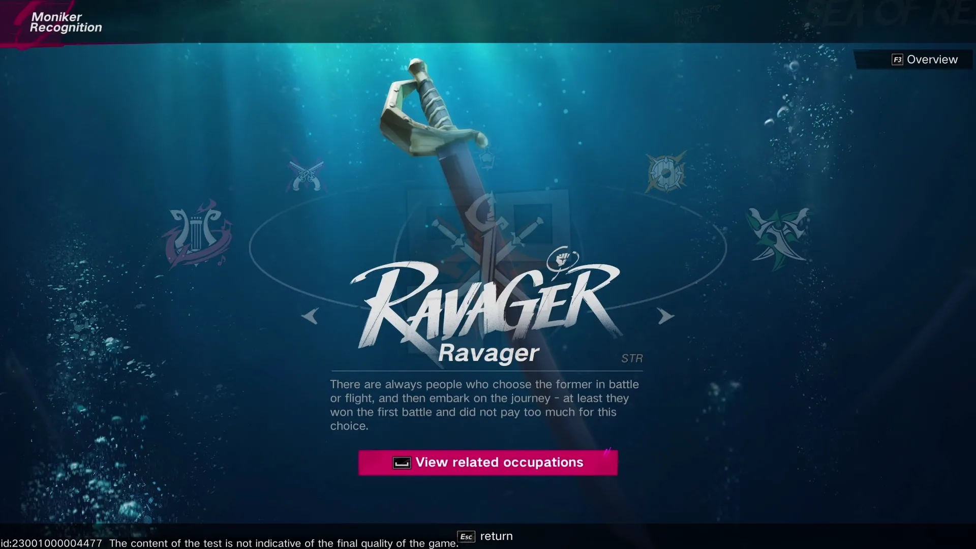 The classes called 'Monikers'